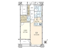 【東京都/中央区新川】ピアース東京インプレイス 間取り図
