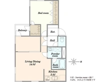 【東京都/港区白金台】ユニーブル白金台 間取り図