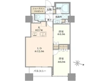 【東京都/江東区東雲】ザ 湾岸タワー レックスガーデン 間取り図