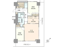 【東京都/中央区月島】アイ・マークタワー 間取り図
