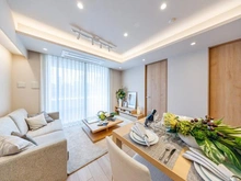 【東京都/江東区新大橋】クレッセント東京ヴュータワー リビング・ダイニング：※家具・調度品は販売価格に含まれておりません