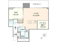 【東京都/中央区日本橋人形町】リガーレ日本橋人形町 間取り図