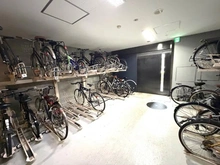 【東京都/中央区日本橋小網町】パークホームズ人形町 駐輪場