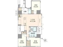 【東京都/中央区日本橋小伝馬町】ブラントン日本橋小伝馬町 間取り図