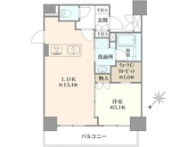 【東京都/中央区築地】モア・クレスト築地 間取り図