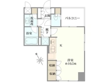 【東京都/中央区新川】シティハウス日本橋 間取り図