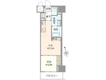 【東京都/中央区八丁堀】コンパートメント東京中央 間取り図