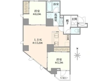 【東京都/台東区小島】アクタージュ新御徒町 間取り図