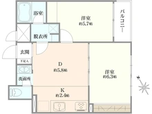 【東京都/狛江市中和泉】ピアコート狛江 間取り図