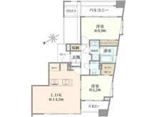 【東京都/杉並区阿佐谷南】ウィルローズ阿佐ヶ谷 間取り図