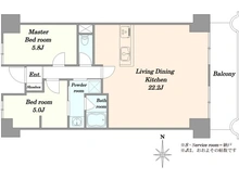 【東京都/江戸川区中葛西】宇喜田ホームズ 間取り図