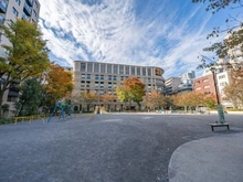 【東京都/中央区新川】クレヴィア東京八丁堀新川ザ・レジデンス 越前堀児童公園（現地より約116m）