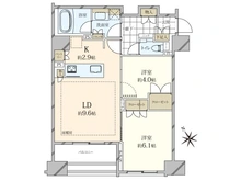 【東京都/中央区八丁堀】インプレスト東京八丁堀ル・サンク 間取り図
