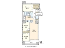 【東京都/中央区日本橋小伝馬町】アスコットパーク日本橋小伝馬町 間取り図