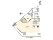 【東京都/中央区東日本橋】ザ・パークハウス東日本橋 間取り図