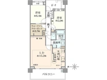 【東京都/世田谷区船橋】ヴィークステージ世田谷・千歳船橋 間取り図