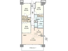 【東京都/狛江市岩戸北】プレイスガーデン喜多見 間取り図