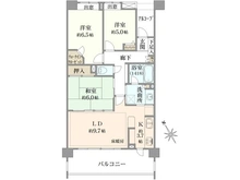 【東京都/狛江市東野川】ライオンズステージ喜多見ガーデンシティ 間取り図