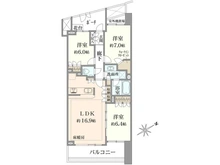【東京都/世田谷区千歳台】パークハウス フォレストリエ 間取り図