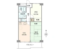 【東京都/世田谷区上用賀】パシフィック馬事公苑前 1号棟 間取り図