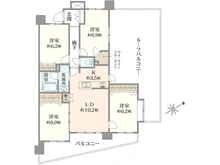 【東京都/狛江市岩戸南】レジデンシャルフラッツ喜多見 間取り図