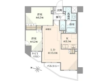 【東京都/世田谷区千歳台】ナイスブライトピア世田谷千歳台 間取り図