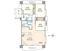 【東京都/世田谷区成城】ディアナコート成城 間取り図