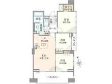【東京都/世田谷区砧】ブランズ砧 間取り図
