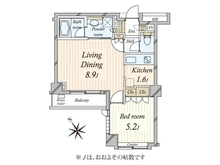 【東京都/渋谷区恵比寿南】クオリア恵比寿サウス 間取り図