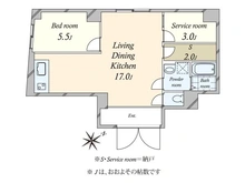 【東京都/杉並区上荻】ハイネス西荻窪 間取り図