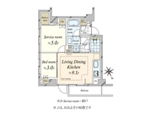 【東京都/目黒区東山】ピアース中目黒WEST 間取り図
