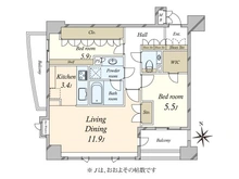 【東京都/渋谷区恵比寿西】代官山デュープレックス 間取り図