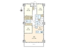 【東京都/渋谷区広尾】広尾マンション B棟 間取り図