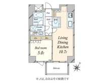 【東京都/目黒区中目黒】ピアース中目黒ローレルアイ 間取り図