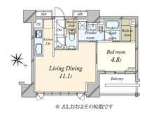 【東京都/渋谷区恵比寿】アトラス恵比寿景丘 間取り図