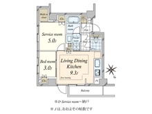 【東京都/目黒区東山】ピアース中目黒WEST 間取り図