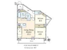 【東京都/渋谷区恵比寿南】マートルコート恵比寿南・II 間取り図