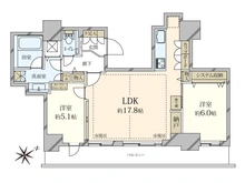 【東京都/北区滝野川】パークタワー滝野川 間取り図