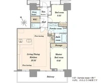 【東京都/江東区東雲】プラウドタワー東雲キャナルコート 間取り図