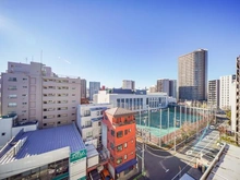 【東京都/荒川区東日暮里】ダイアパレス鶯谷 眺望：バルコニーから南西方向