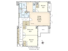 【東京都/文京区本郷】プラウド本郷 間取り図