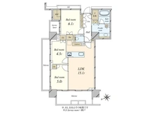 【東京都/文京区湯島】プラウド御茶ノ水 間取り図
