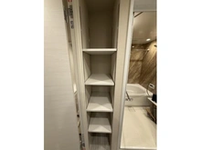 【東京都/足立区千住】アトラスタワー北千住 千住ミルディスII番館 洗面室：収納