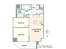 【東京都/荒川区東日暮里】ミューズ・プレイス 間取り図