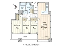 【東京都/荒川区西日暮里】ステーションガーデンタワー 間取り図