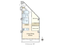 【東京都/文京区本郷】メゾンドール本郷 間取り図