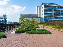 【東京都/新宿区高田馬場】パークシティ高田馬場 敷地内：ルーフトップガーデン