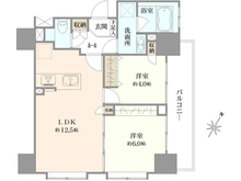 【東京都/文京区春日】ロータリーパレス春日安藤坂 間取り図