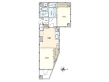 【東京都/文京区千駄木】ライオンズマンション千駄木 間取り図