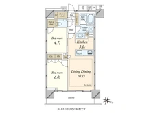 【東京都/千代田区神田東松下町】アルファグランデ千桜タワー 間取り図